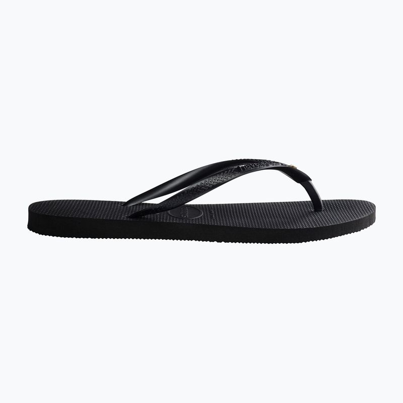 Havaianas Slim Crystal Sw II black női flip-flop papucs 10