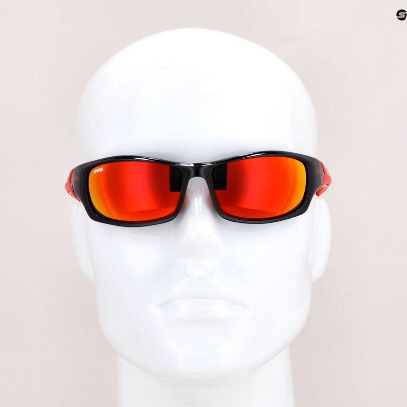 UVEX Sportstyle 211 napszemüveg fekete/piros S5306132213 7