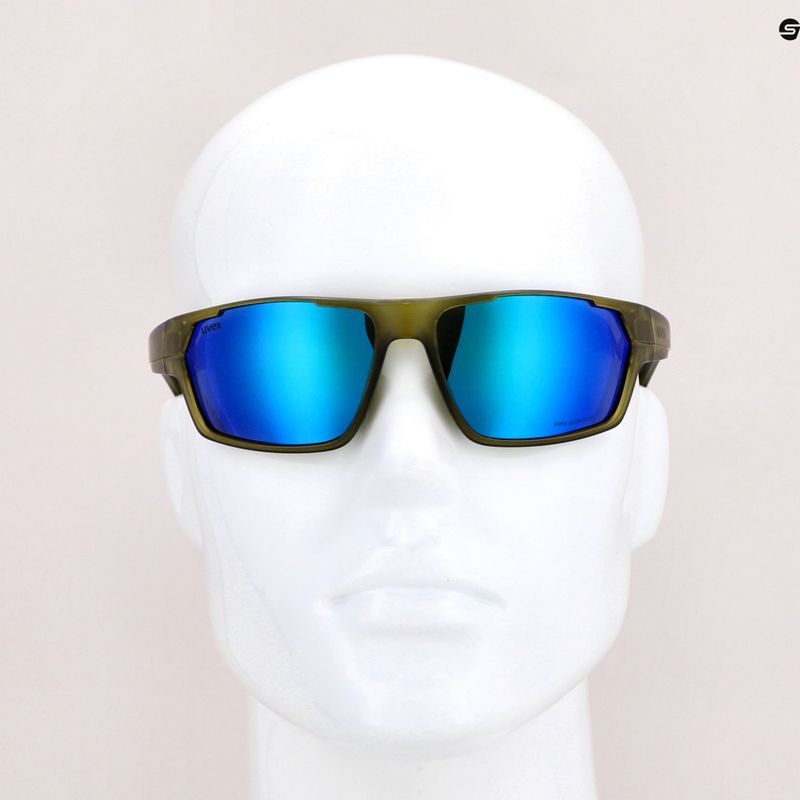 Kerékpáros szemüveg UVEX Sportstyle 233 P zöld S5320977770 11