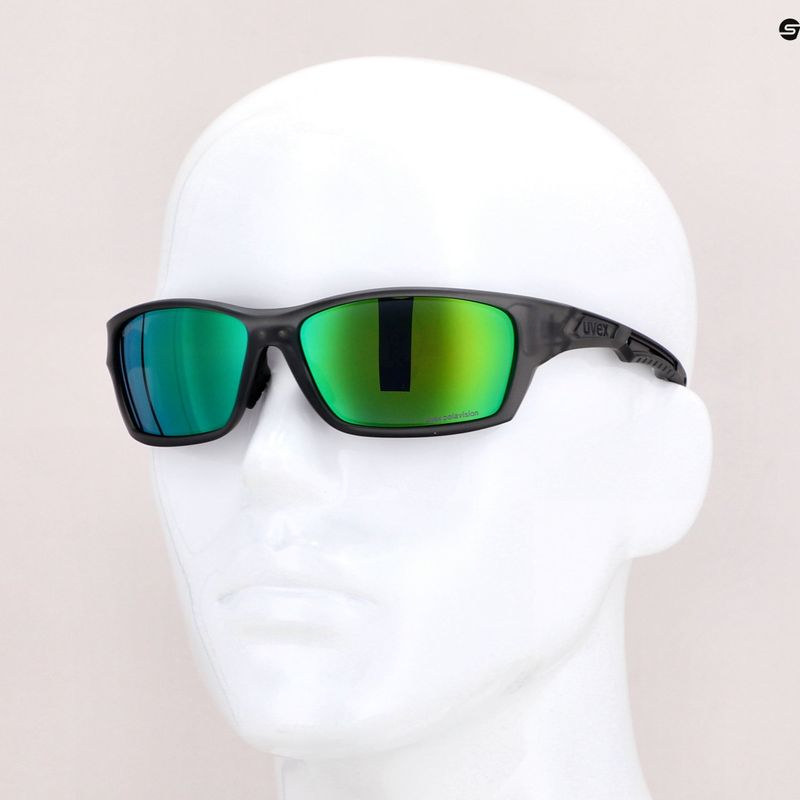Kerékpáros szemüveg UVEX Sportstyle 232 P szürke S5330025170 6
