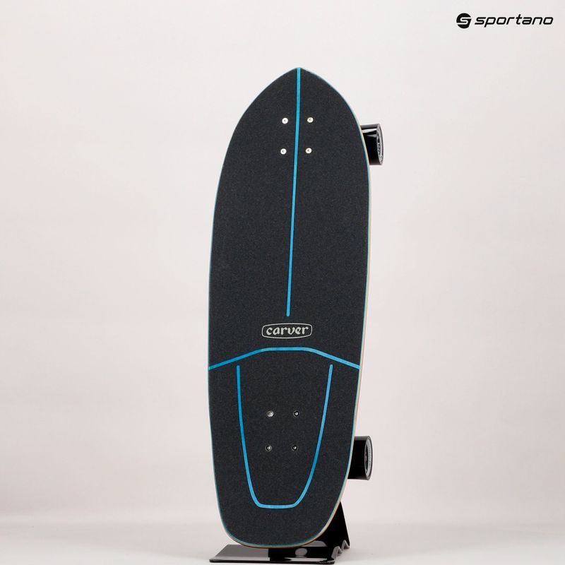 Surfskate gördeszka Carver C7 Raw 31" JOB Blue Tiger 2022 Komplett kék és rózsaszín C1013011140 15