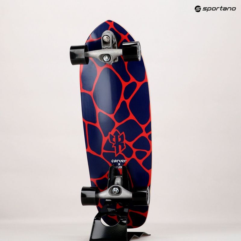 Surfskate gördeszka Carver C7 Raw 31" Kai Lava 2022 Complete piros-lila C1013011142 18