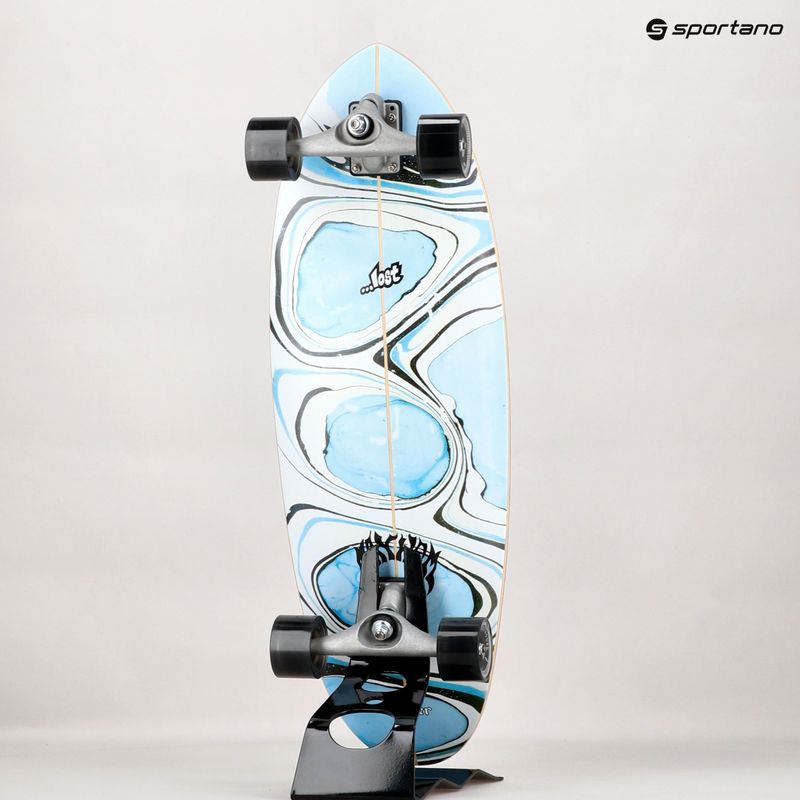 Surfskate gördeszka Carver Lost CX Raw 32" Quiver Killer 2021 Complete kék és fehér L1012011107 11