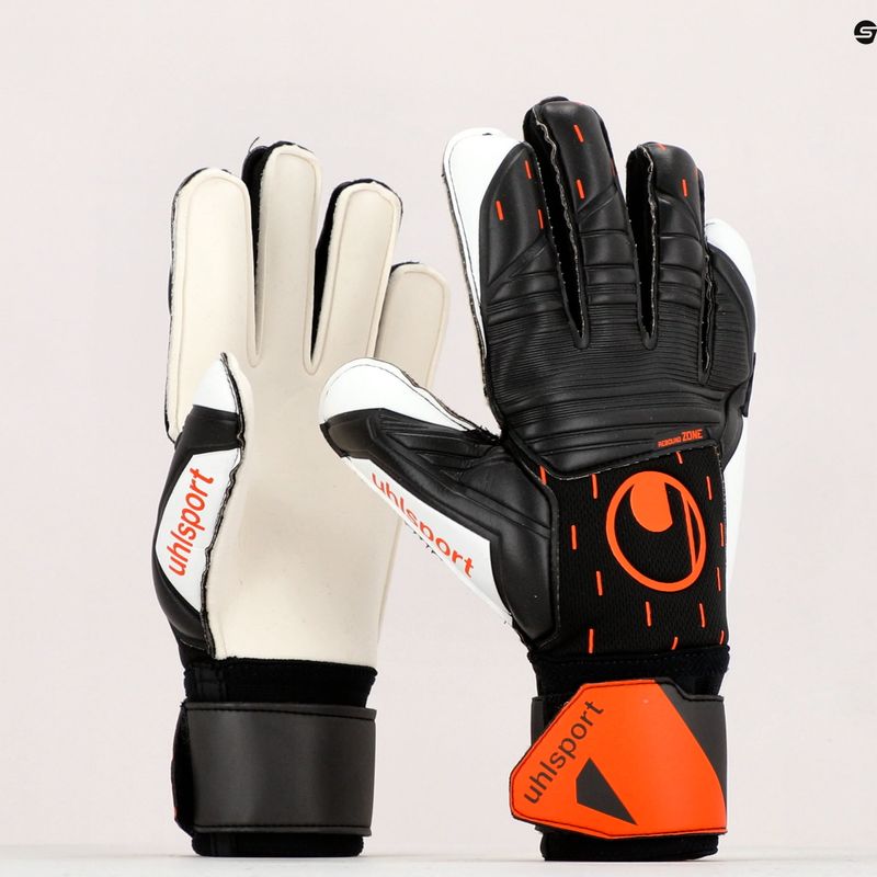 Uhlsport Speed Contact Soft Pro kapuskesztyű fekete-fehér 101126801 9