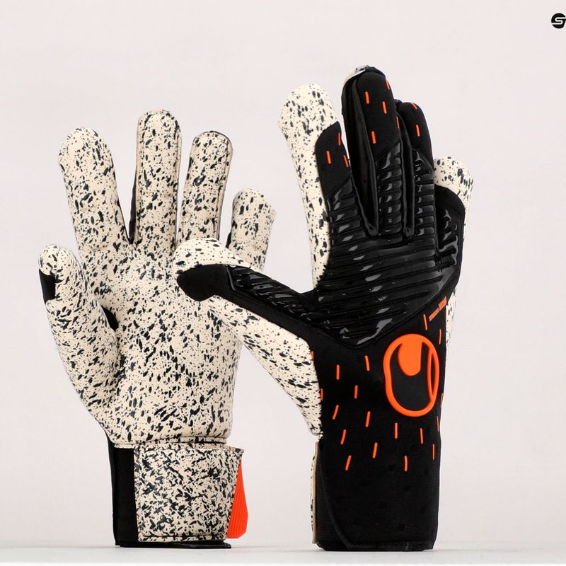 Uhlsport Speed Contact Supergrip+ nem tengeri kesztyű fekete-fehér 101125801 8