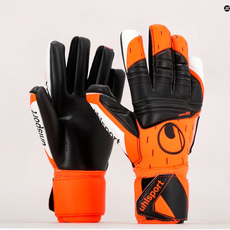 Uhlsport Super Resist+ Hn kapuskesztyű narancssárga és fehér 101127301 9
