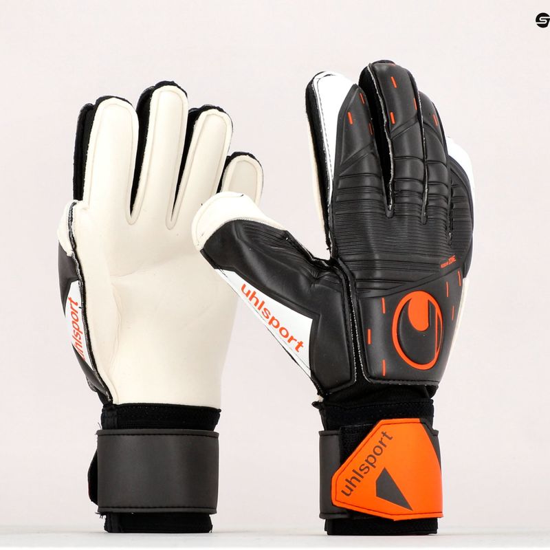 Uhlsport Speed Contact Soft Flex Frame kapuskesztyű fekete-fehér 101126701 9