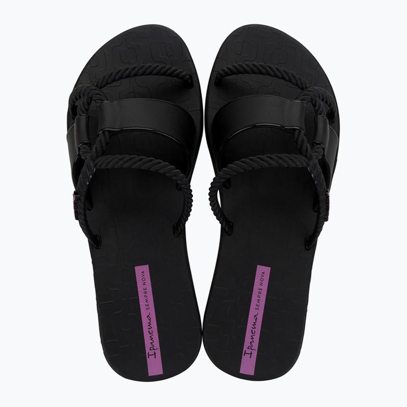 Ipanema Diversa Slide fekete/lila női flip-flopok 2