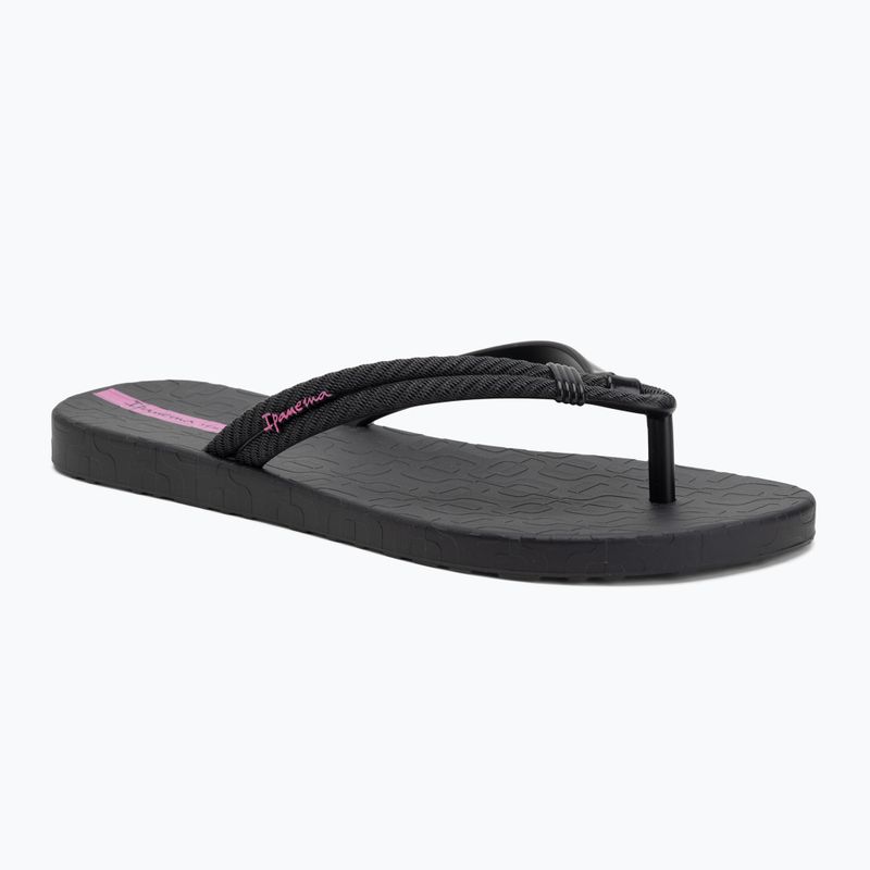 Ipanema Diversa fekete/lila női flip flopok