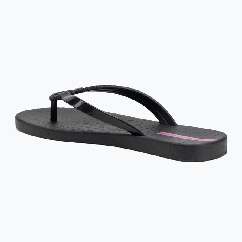 Ipanema Diversa fekete/lila női flip flopok 3