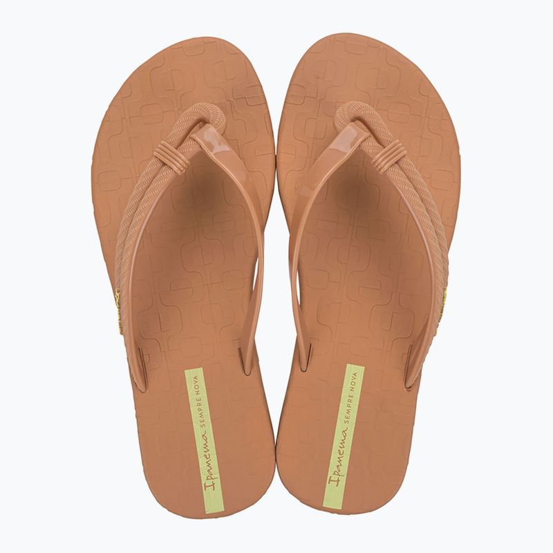 Ipanema Diversa nude/sárga női flip flopok 2