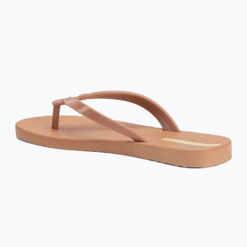 Ipanema Diversa nude/sárga női flip flopok 3