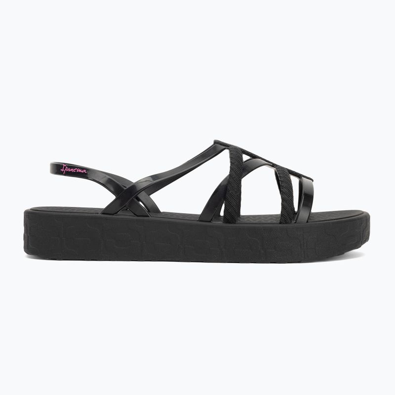 Női Ipanema Diversa Flatform szandál fekete/fekete/lila 2