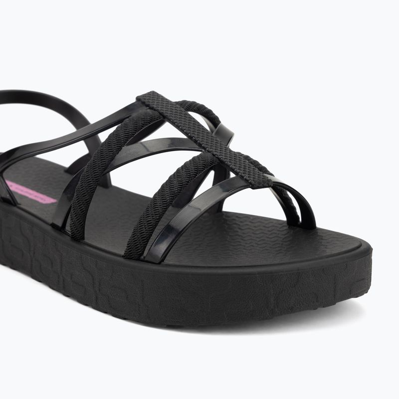 Női Ipanema Diversa Flatform szandál fekete/fekete/lila 7