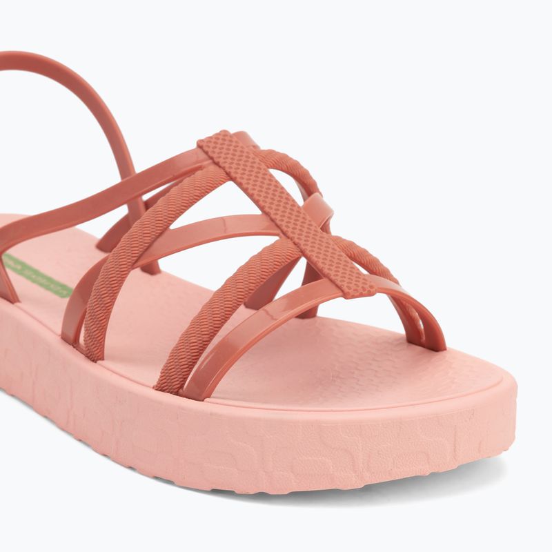 Ipanema Diversa Flatform női szandál világos rózsaszín/rózsaszín/zöld 7