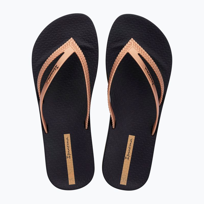 Női flip-flop papucsok Ipanema Bossa Soft V black/gold 2