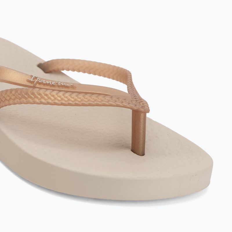 Női flip-flop papucsok Ipanema Bossa Soft V beige/gold 7
