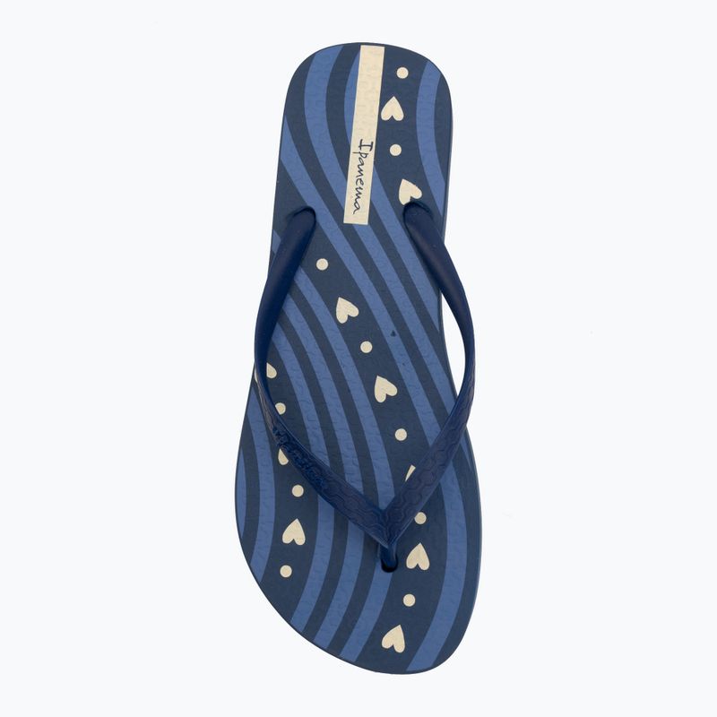 Női flip-flop papucsok Ipanema Classica Happy XVIII blue/blue/beige 5