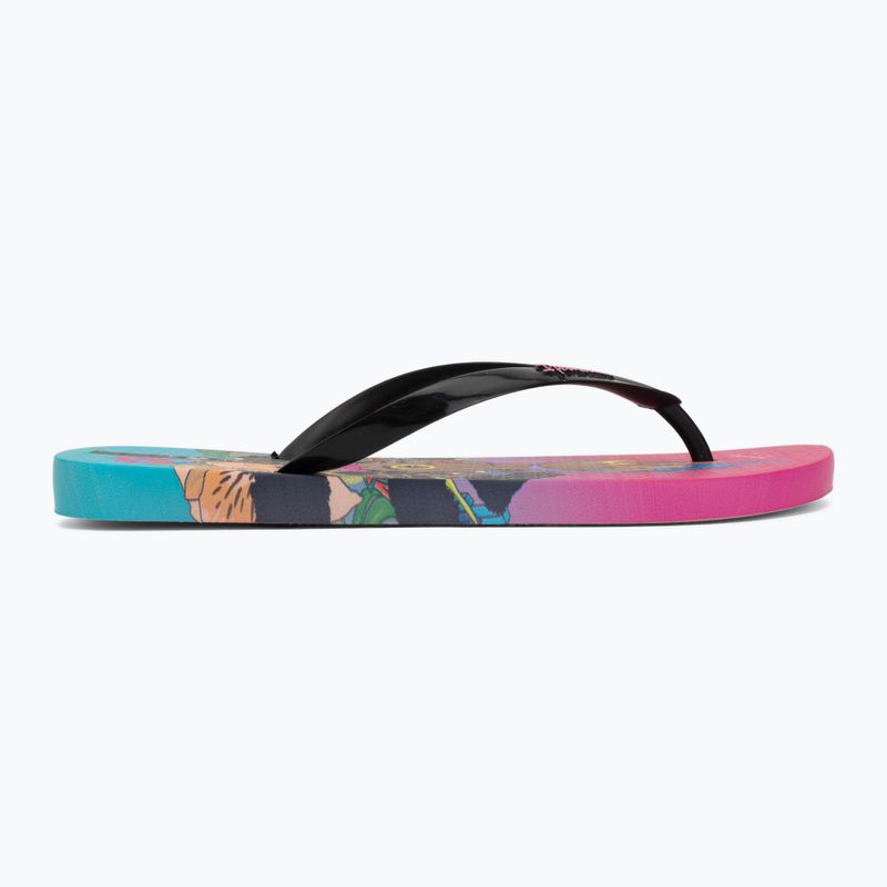 Női flip-flop papucsok Ipanema Graffiti V pink/black/blue 2
