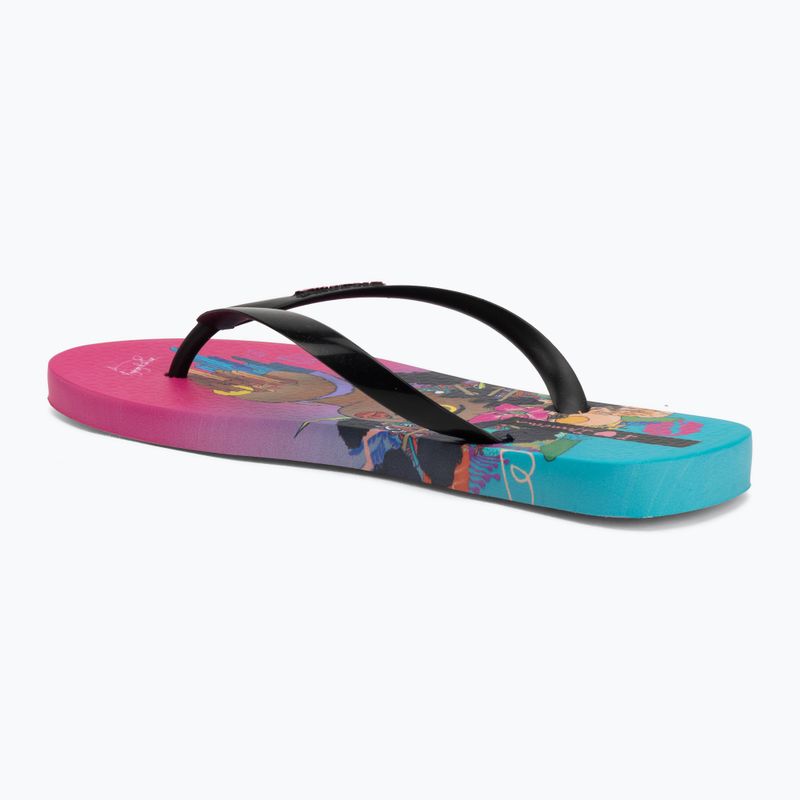 Női flip-flop papucsok Ipanema Graffiti V pink/black/blue 3