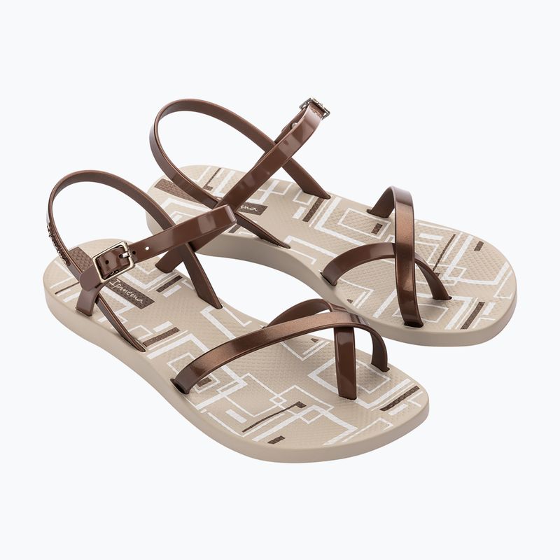 Női szandálok Ipanema Fashion Sand VIII Beige/Metallic Pink 2