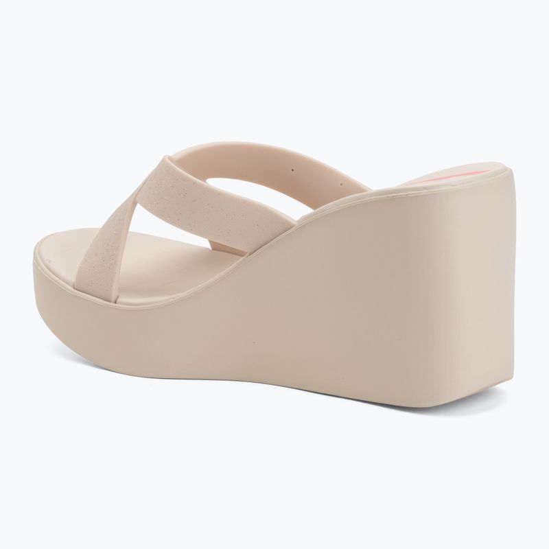 Női papucsok Ipanema High Fashion II Slide beige/glitter/pink 3