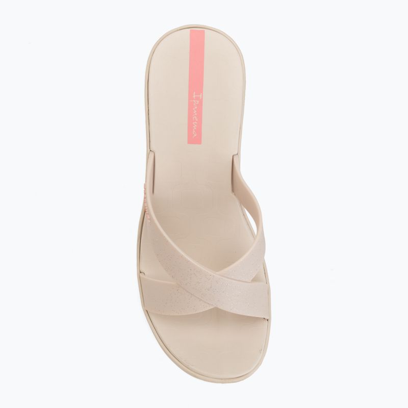 Női papucsok Ipanema High Fashion II Slide beige/glitter/pink 5