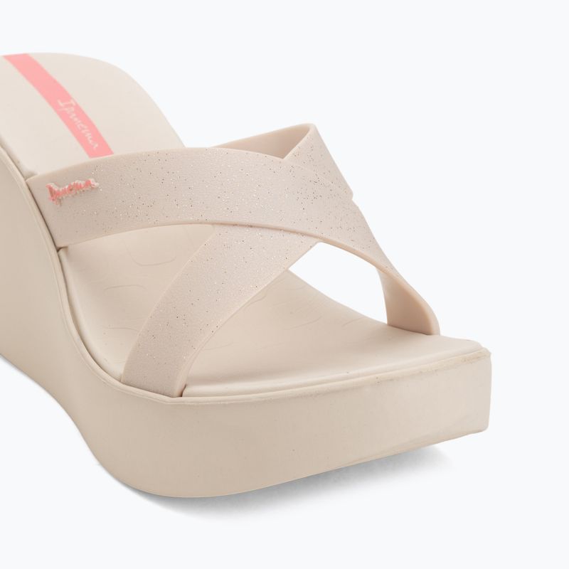 Női papucsok Ipanema High Fashion II Slide beige/glitter/pink 7