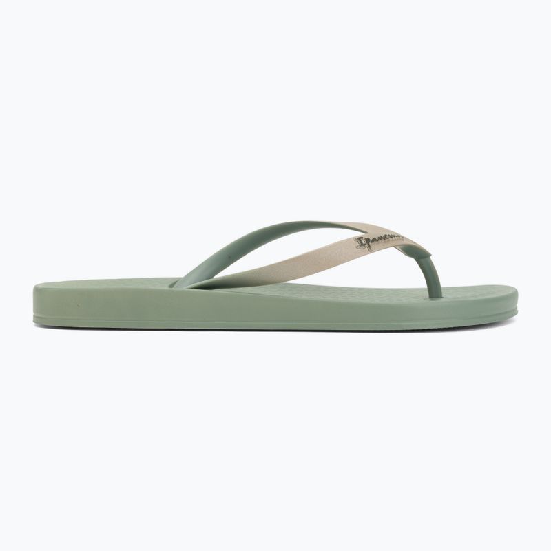 Női flip-flop papucsok Ipanema Anat Connect II green/gold 2