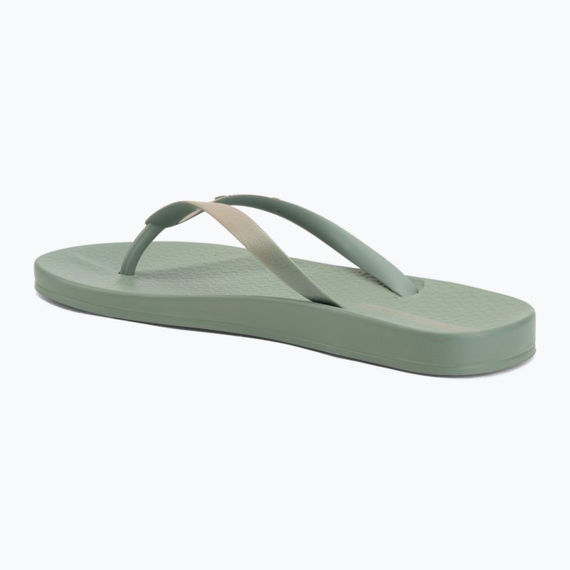 Női flip-flop papucsok Ipanema Anat Connect II green/gold 3