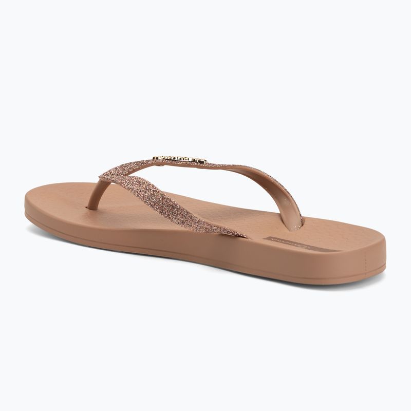 Női flip-flopok Ipanema Anatomica Lolita brown/glitter brown 3