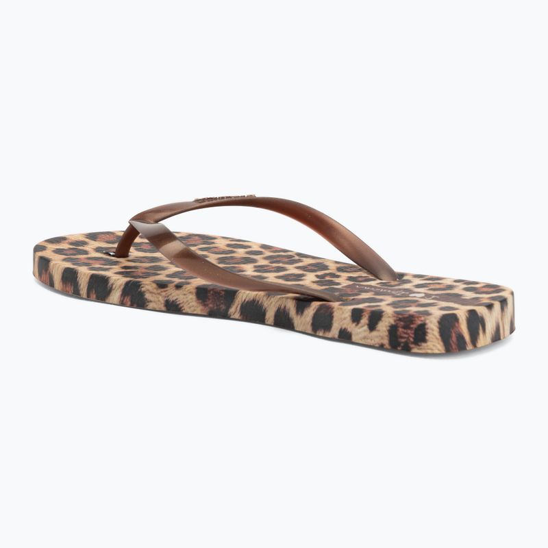 Női flip-flop papucsok Ipanema Animal Print beige/bronze/bronze 3