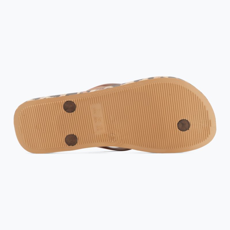 Női flip-flop papucsok Ipanema Animal Print beige/bronze/bronze 4