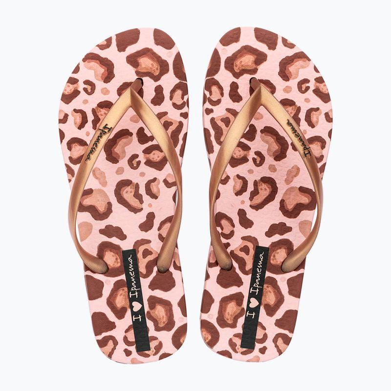 Női flip-flop papucsok Ipanema Animal Print beige/gold 2
