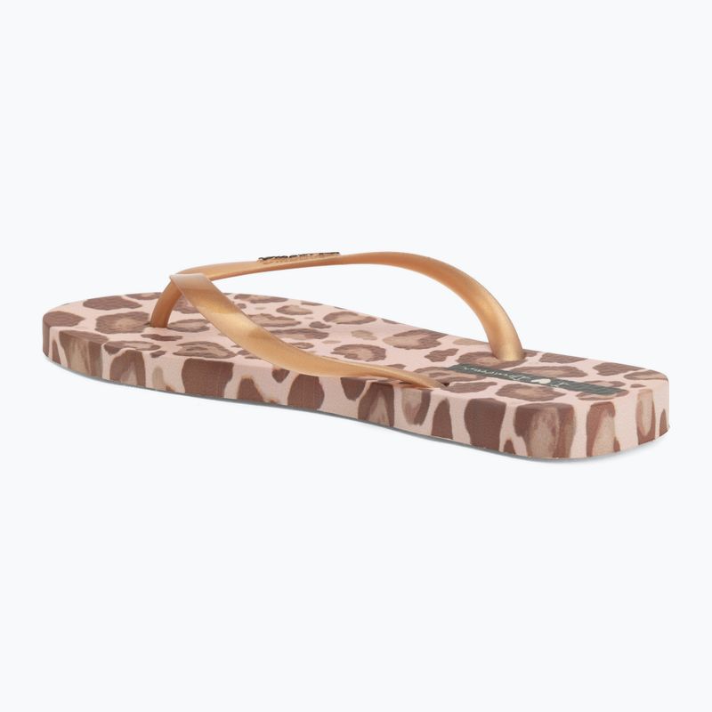 Női flip-flop papucsok Ipanema Animal Print beige/gold 3