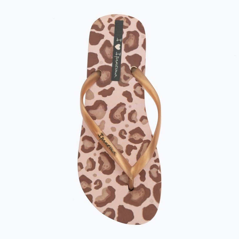 Női flip-flop papucsok Ipanema Animal Print beige/gold 6