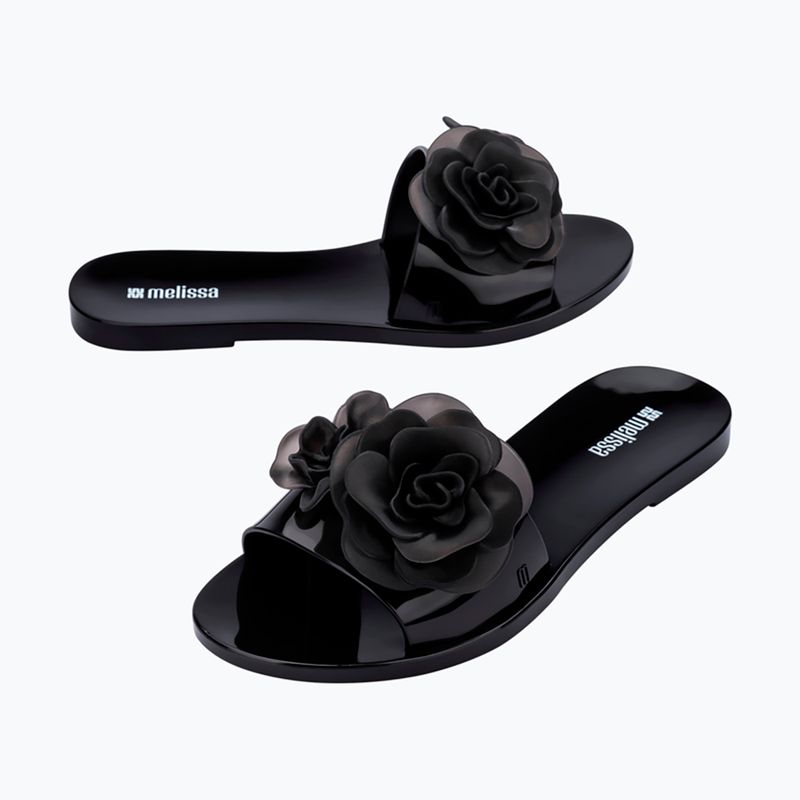 Női papucsok Melissa Babe Petals Ad black 4