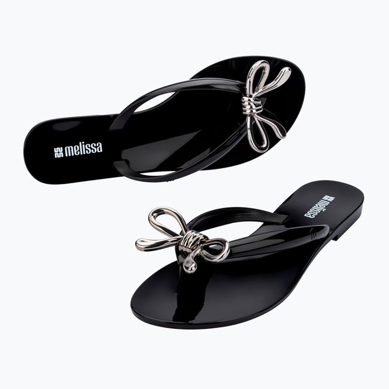 Női flip-flopok Melissa Harmonic Iris Ad black/silver 4