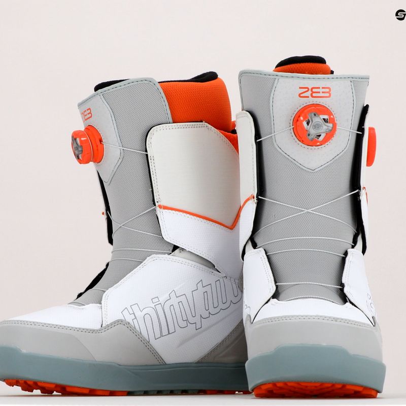 Férfi THIRTYTWO Lashed Double Boa Powell '22 snowboard bakancs fehér 8105000482 15