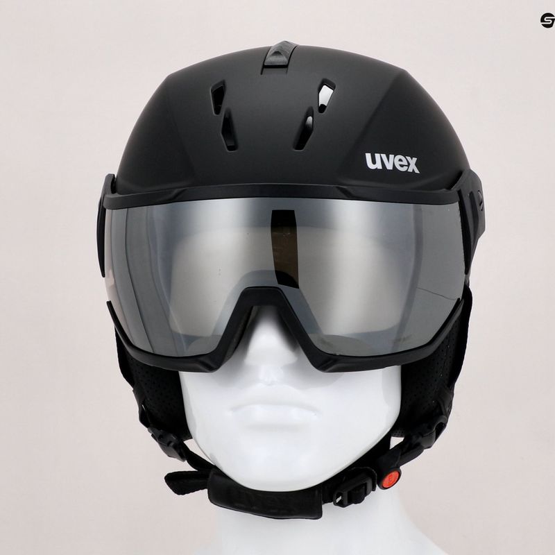 Sí sisak UVEX Instinct visor fekete 56/6/260/20 8