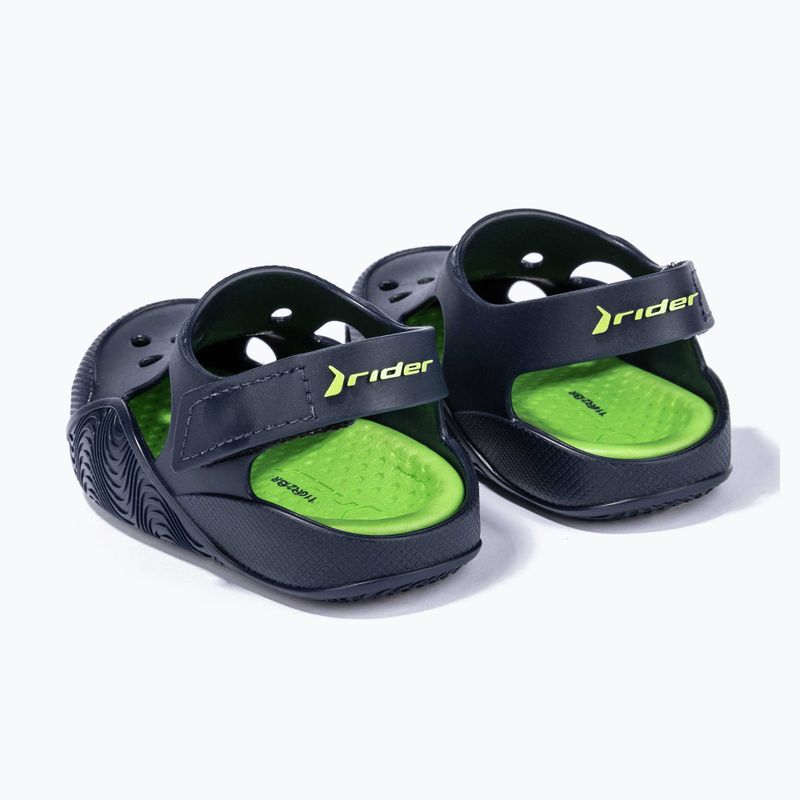 RIDER Comfy Baby kék/zöld szandálok 11