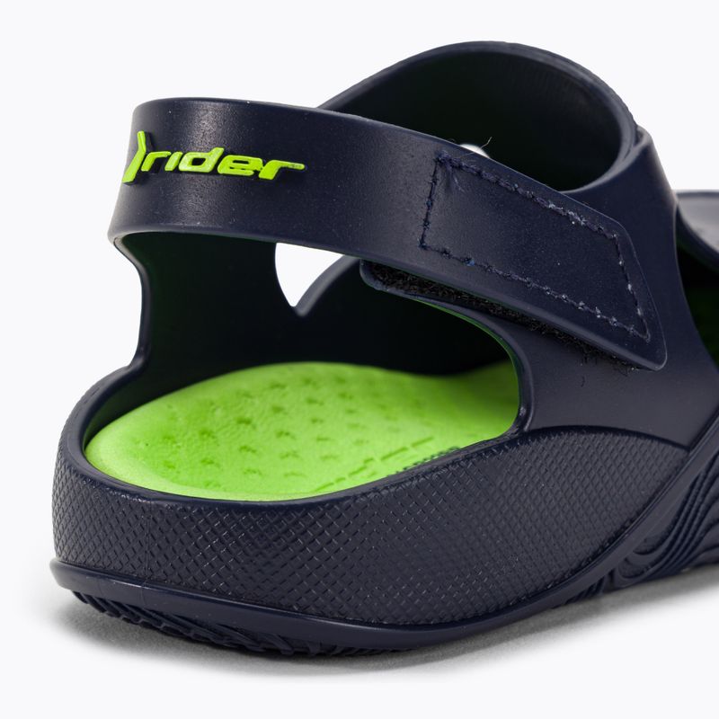 RIDER Comfy Baby kék/zöld szandálok 8