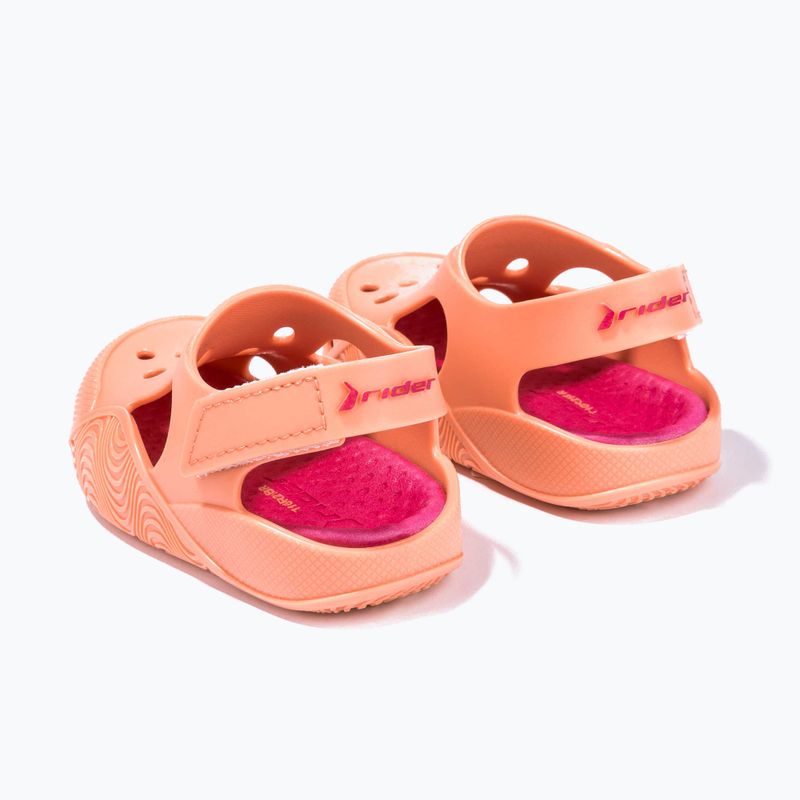 RIDER Comfy Baby narancssárga-rózsaszín szandálok 11