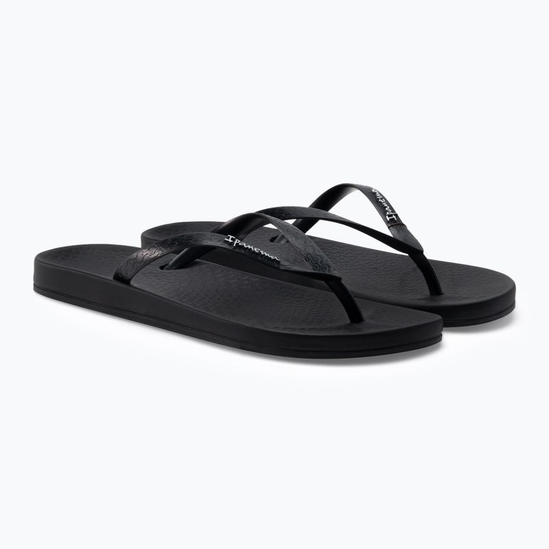 Női Ipanema Anat Tan fekete flip flop 81030-20766 5