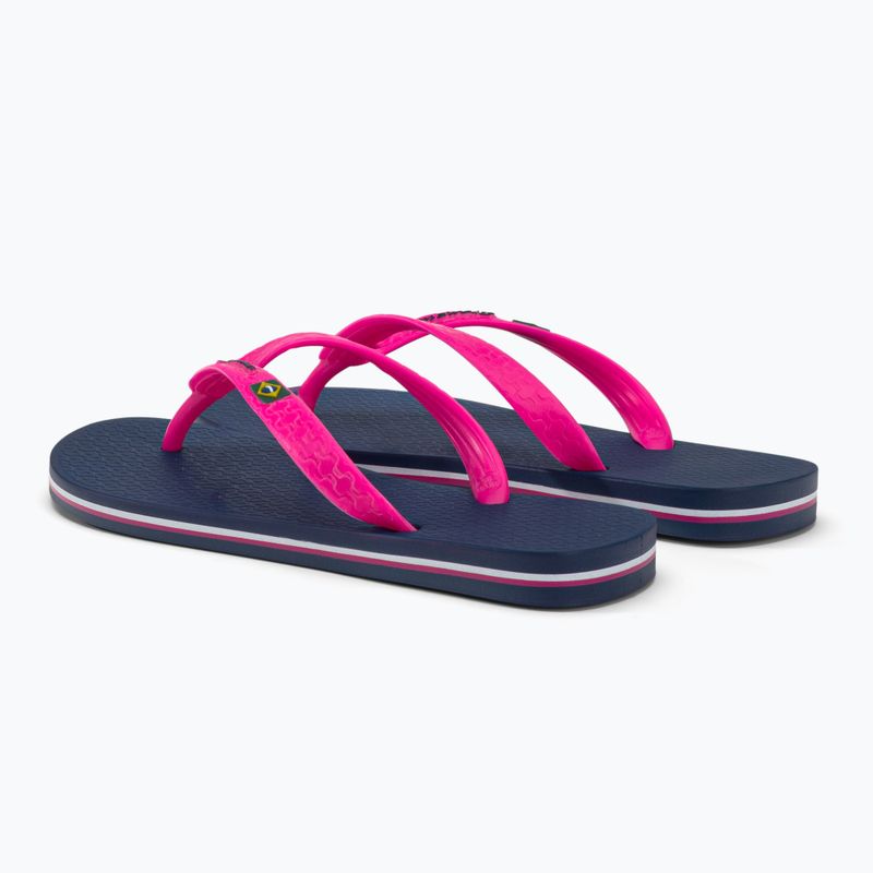 Ipanema Clas Brasil II női flip flop tengerészkék és rózsaszín 80408-20502 3