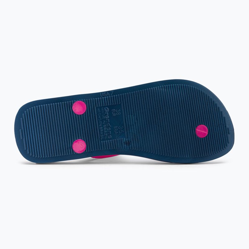 Ipanema Clas Brasil II női flip flop tengerészkék és rózsaszín 80408-20502 5