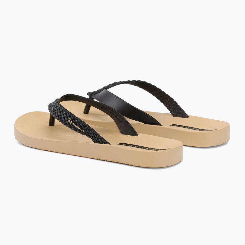 Ipanema Soul női flip flop bézs és fekete 26362-20837 3