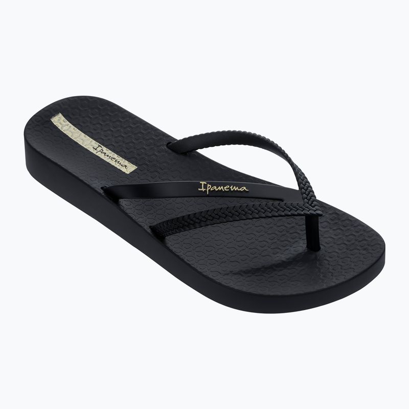 Női Ipanema Bossa Soft V fekete flip flopok 2