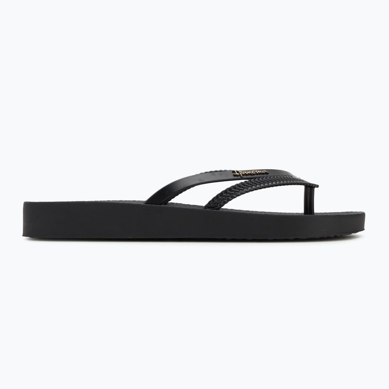 Női Ipanema Bossa Soft V fekete flip flopok 2