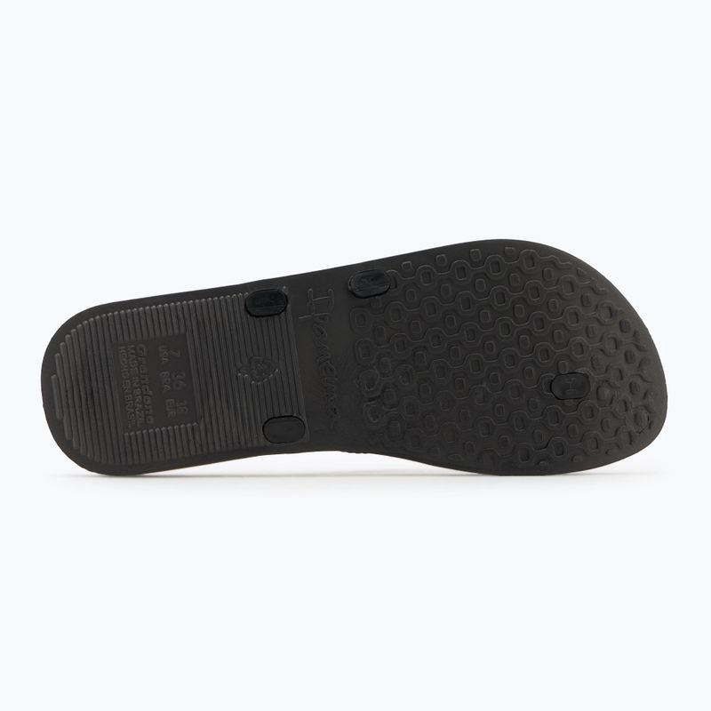 Női Ipanema Bossa Soft V fekete flip flopok 4
